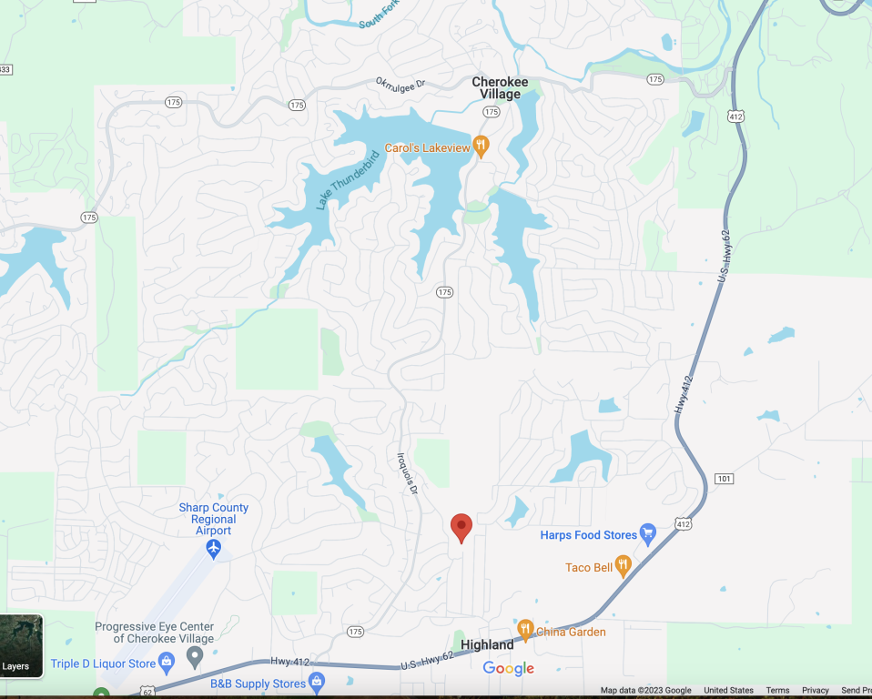392-00055-000 Google Maps nearby lakes